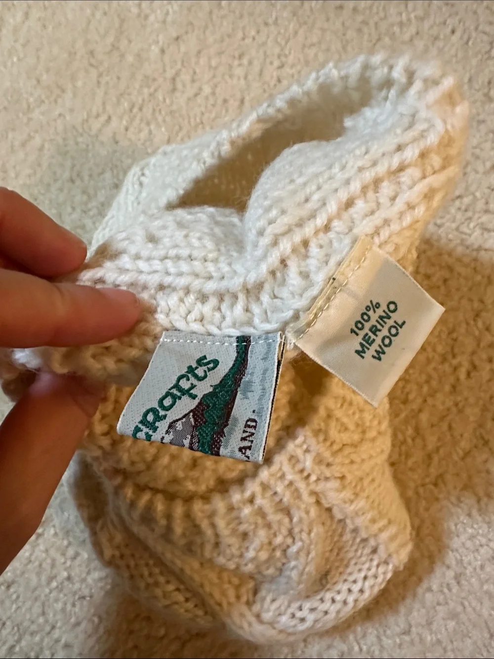 Aran Crafts Merino Wool Tam Hat